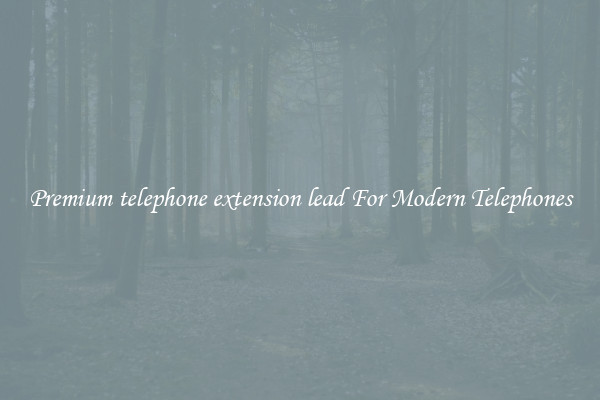 Premium telephone extension lead For Modern Telephones