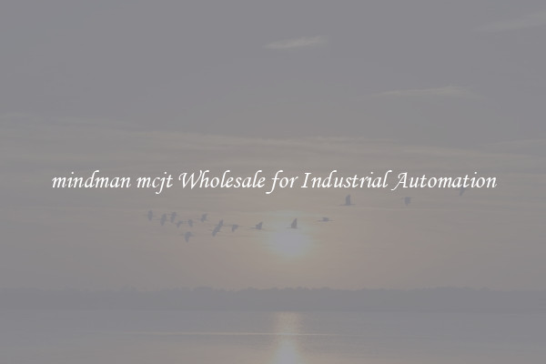  mindman mcjt Wholesale for Industrial Automation 