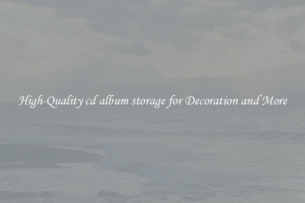 High-Quality cd album storage for Decoration and More