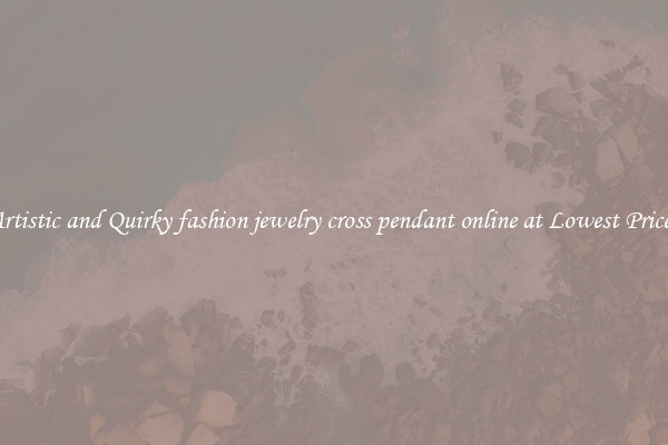 Artistic and Quirky fashion jewelry cross pendant online at Lowest Prices