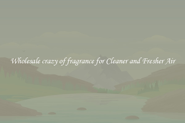 Wholesale crazy of fragrance for Cleaner and Fresher Air